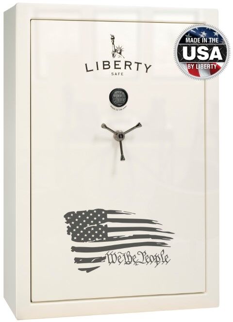 Liberty Safe We The People 60 Gun Safe in White