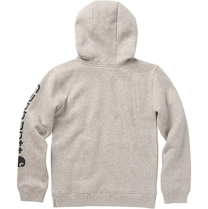 Carhartt Kids' Long Sleeve Graphic Sweatshirt in Heather Grey