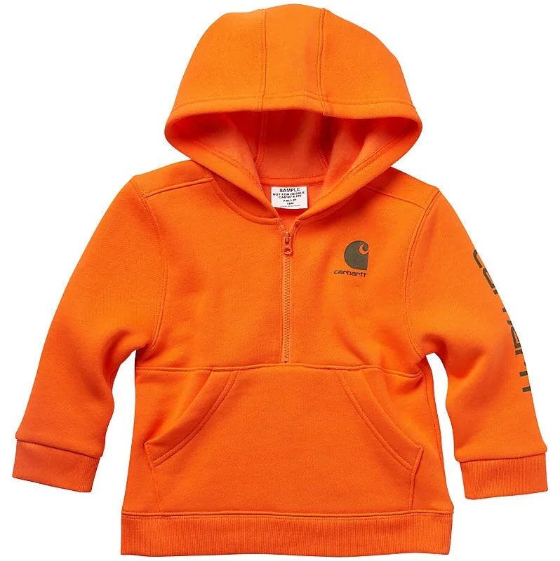Carhartt Kids' Long Sleeve 1/2 Zip Sweatshirt
