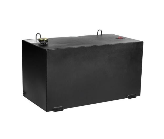 Crescent JOBOX Black Rectangular Steel Liquid Transfer Tank, 100-Gal