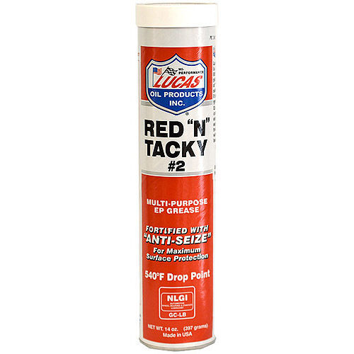Lucas Oil Red 'N' Tacky Grease, 14-Oz