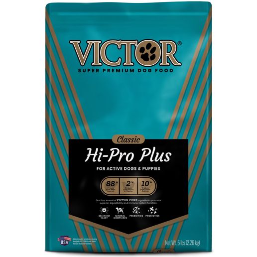 Victor Classic Hi-Pro Plus, Dry Dog Food, 5-Lb Bag Food Victor