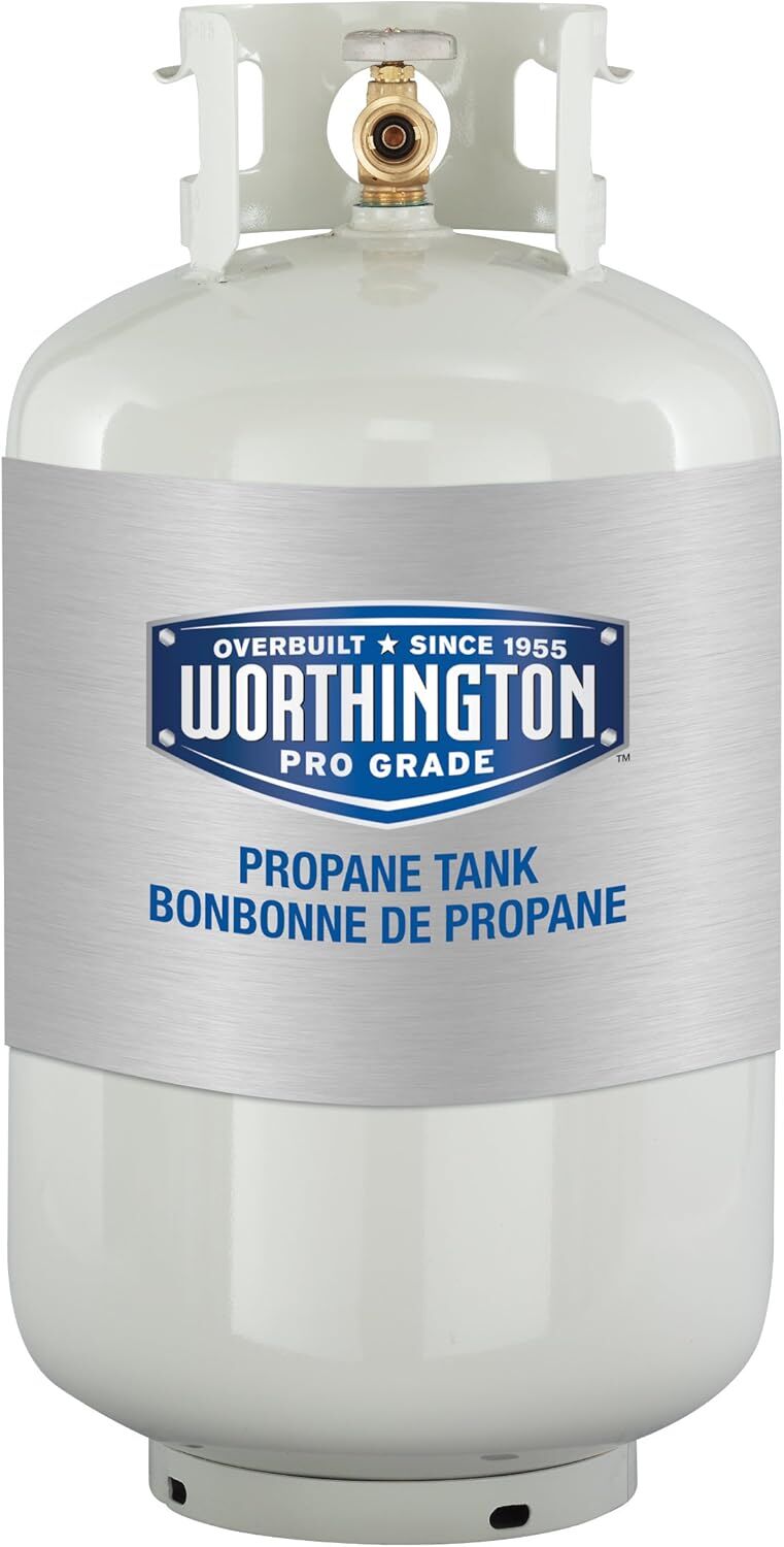 Worthington Steel Portable Propane Tank, 30-Lb