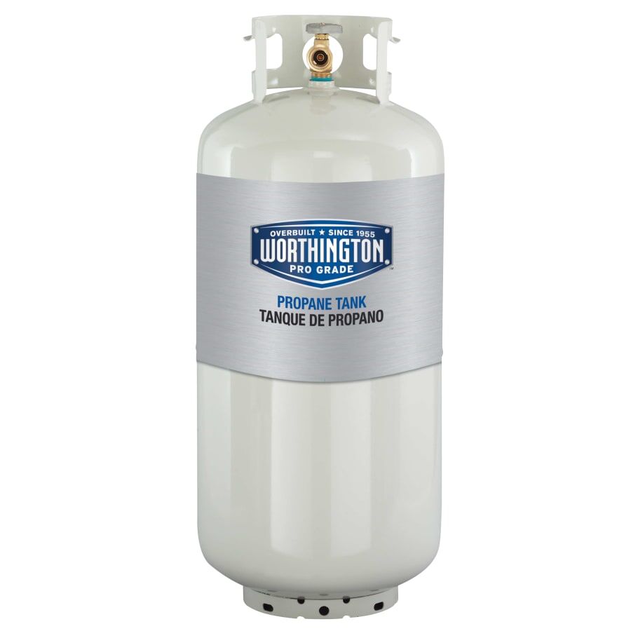 Worthington Steel Portable Propane Tank, 40-Lb