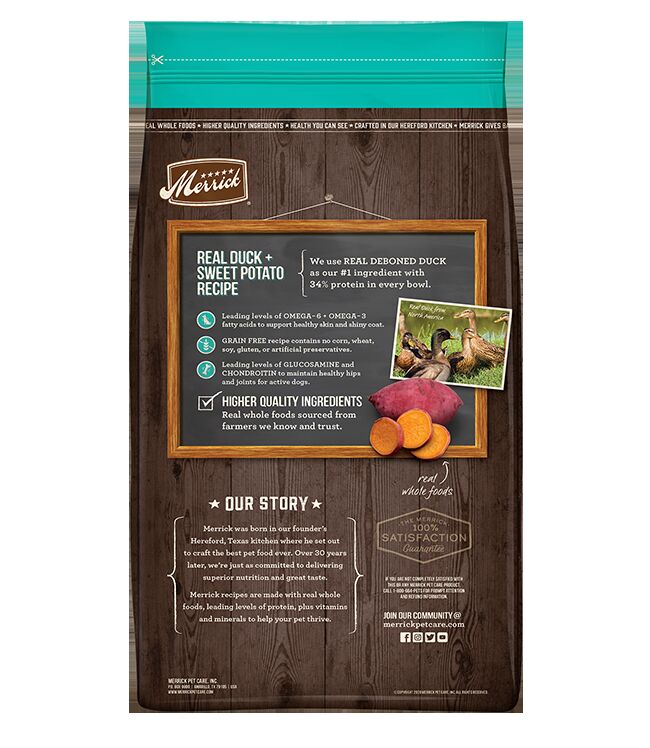 Grain Free Real Duck + Sweet Potato Recipe