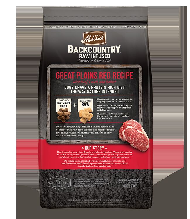Backcountry - Raw Infused - Great Plains Red Recipe