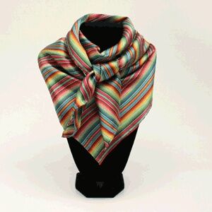 M & F Western Stripe Design Wild Rag, 33-In