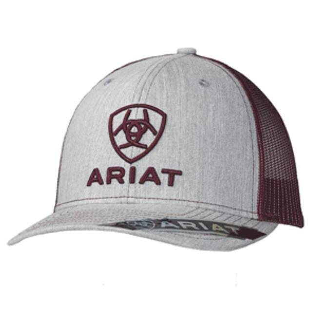 Ariat Men's Logo Snapback Hat in White