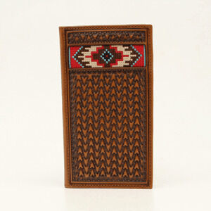 M & F Western Men's Ariat Southwestern Embroidered Rodeo Wallet