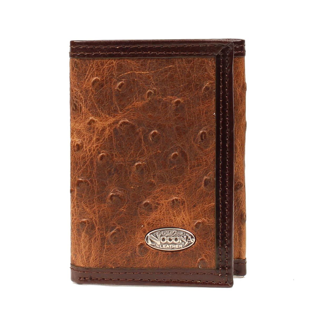M & F Western Nocona Men's Leather Tri-Fold Wallet