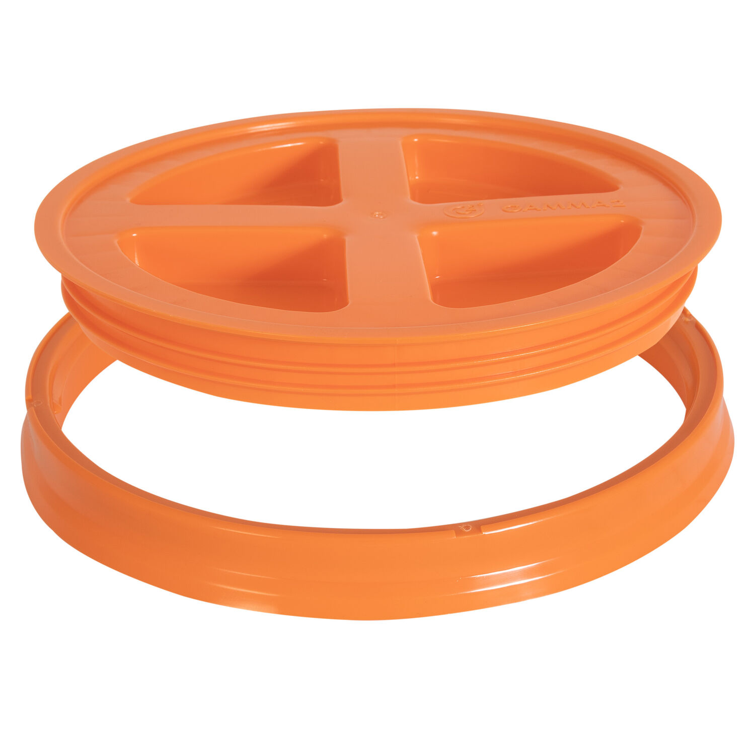 GAMMA2 Gamma Seal Lid For 5 Gallon Bucket - Orange, 5 gal