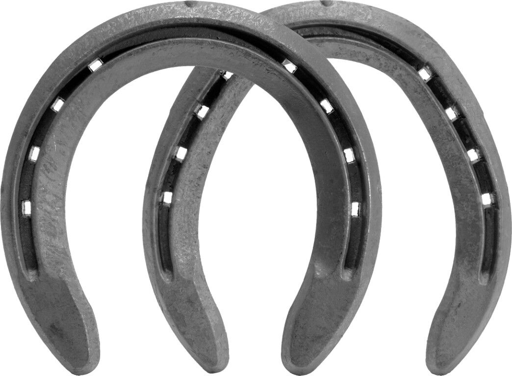 St. Croix Forge Eventer Hind Pattern Steel Horseshoe, Size 2, 2-Pk