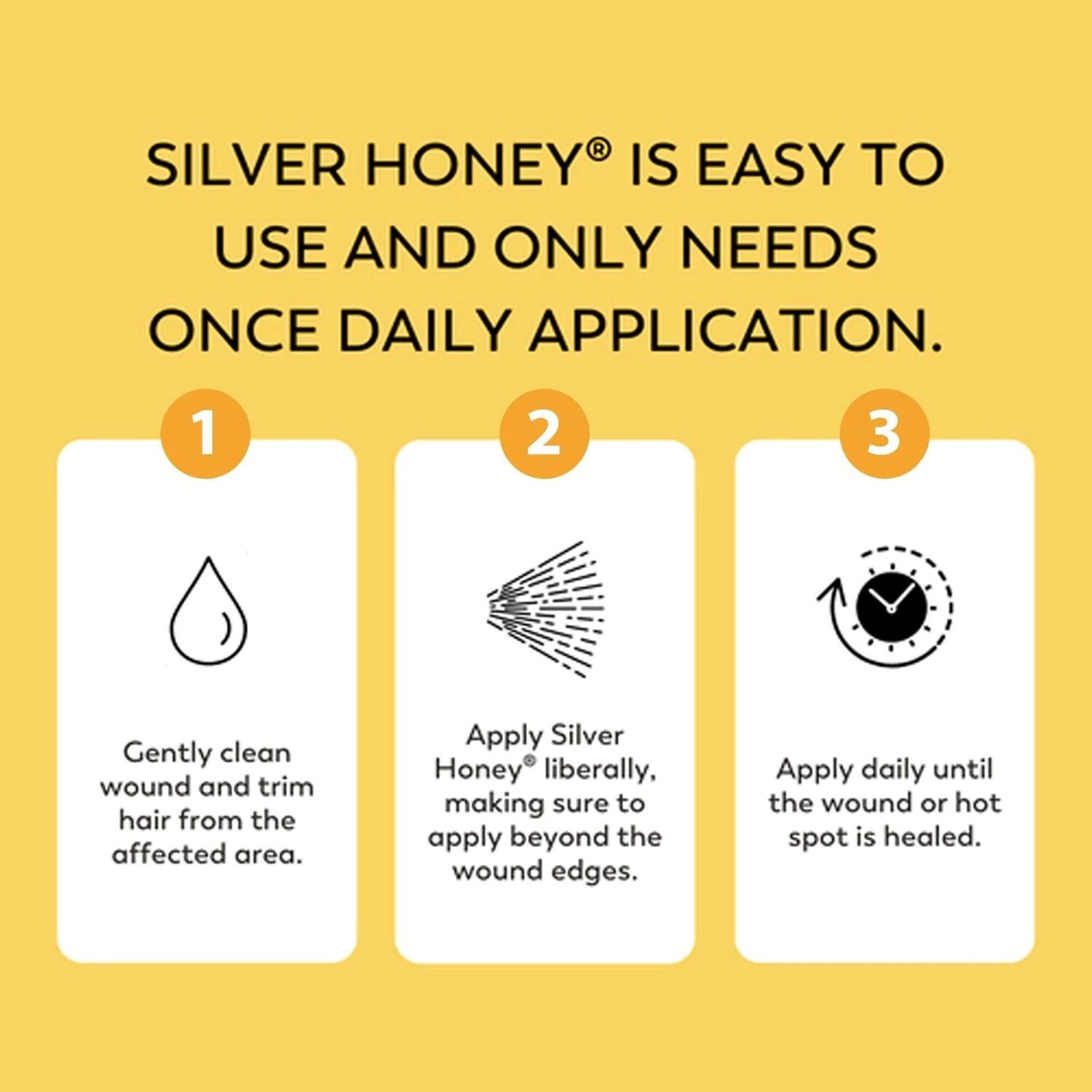 Silver Honey Hot Spot & Wound Care Spray Gel, 8-Oz