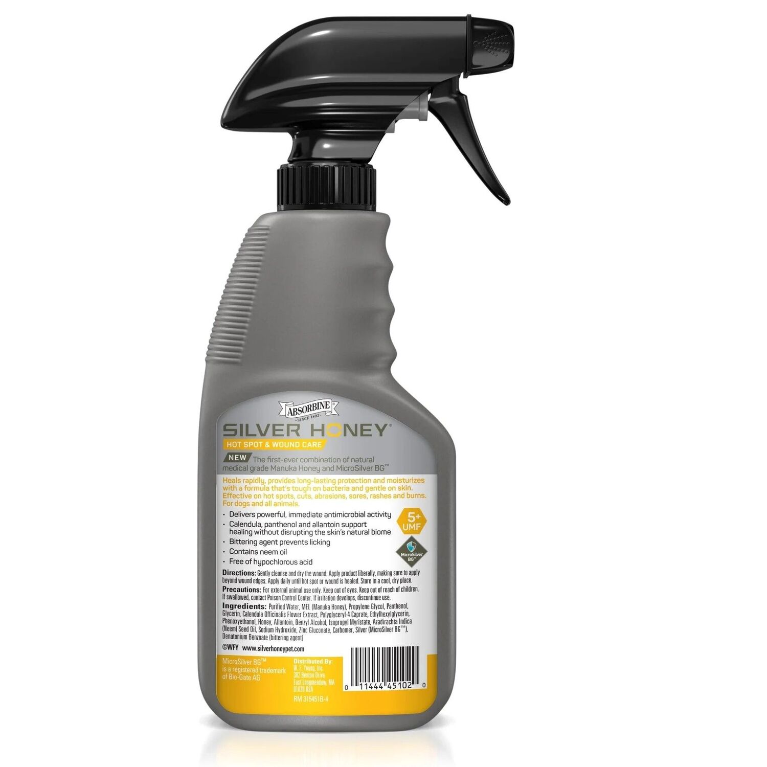 Silver Honey Hot Spot & Wound Care Spray Gel, 8-Oz
