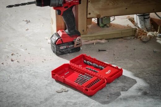 Milwaukee Thunderbolt Black Oxide Drill Bit Set, 21-Pc