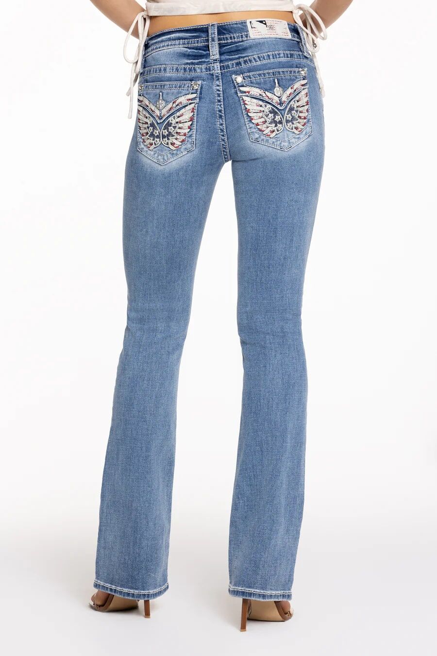 Miss Me Women's Erica Wing Bootcut Jeans