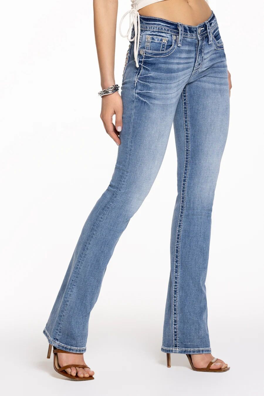 Miss Me Women's Erica Wing Bootcut Jeans