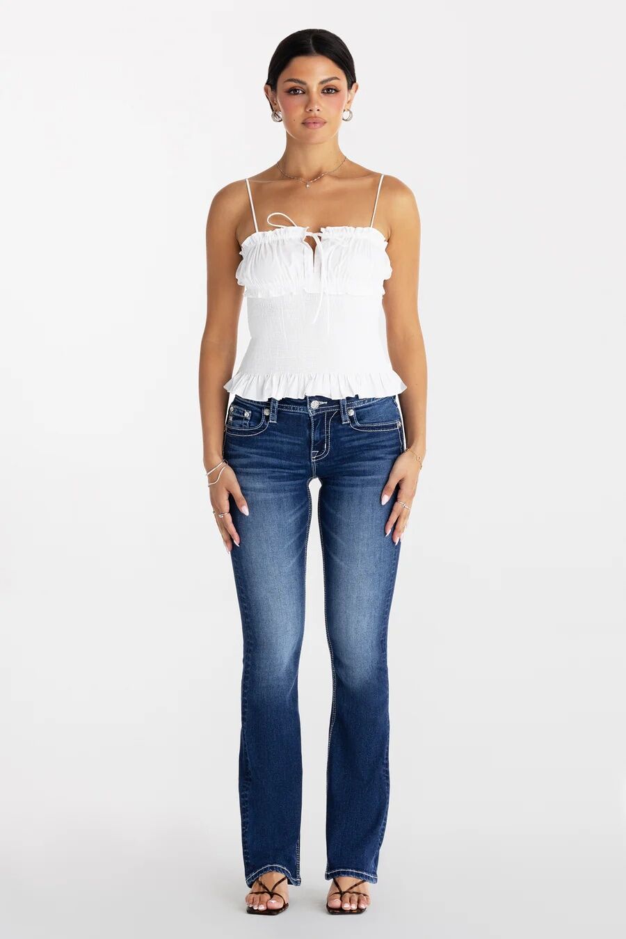 Miss Me Women's Cohen Stitched Bootcut Jeans