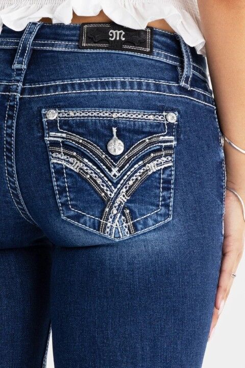 Miss Me Women's Cohen Stitched Bootcut Jeans