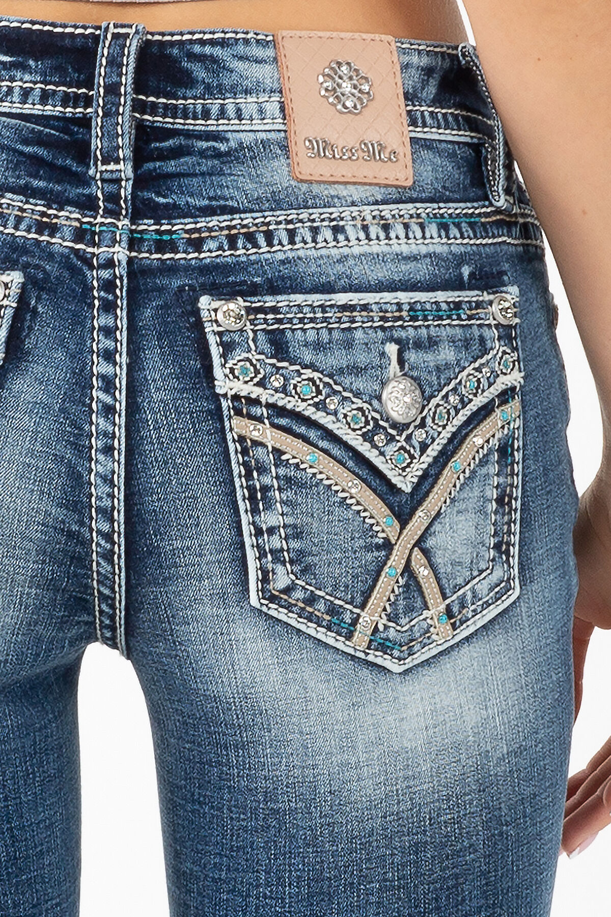 Miss Me Women's Xpress Yourself Bootcut Jeans