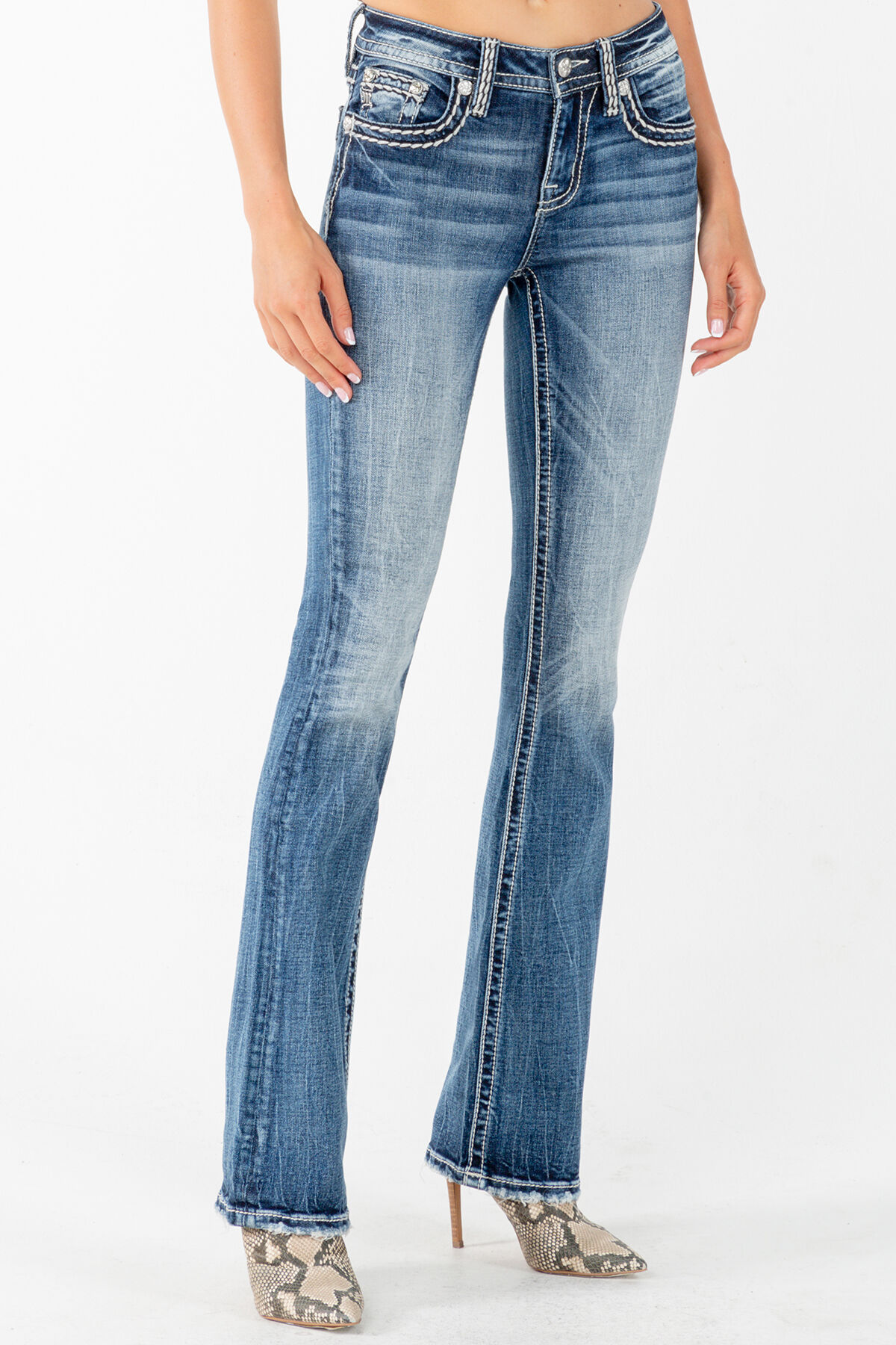 Miss Me Women's Simply Modern Bootcut Jeans