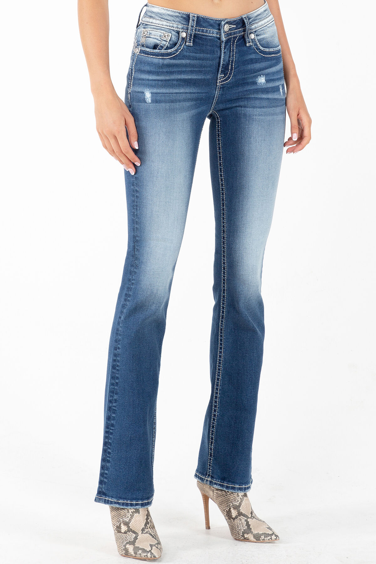 Miss Me Women's Dazzling Dreamcatcher Bootcut Jeans