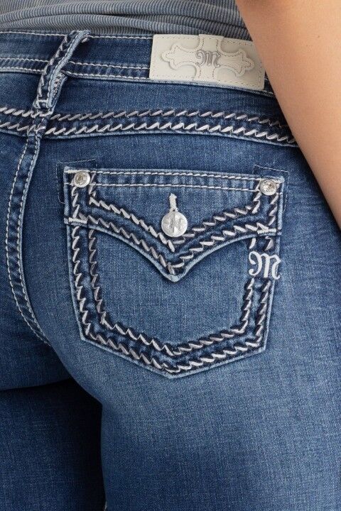Miss Me Women's Caroline Stitched Bootcut Jeans