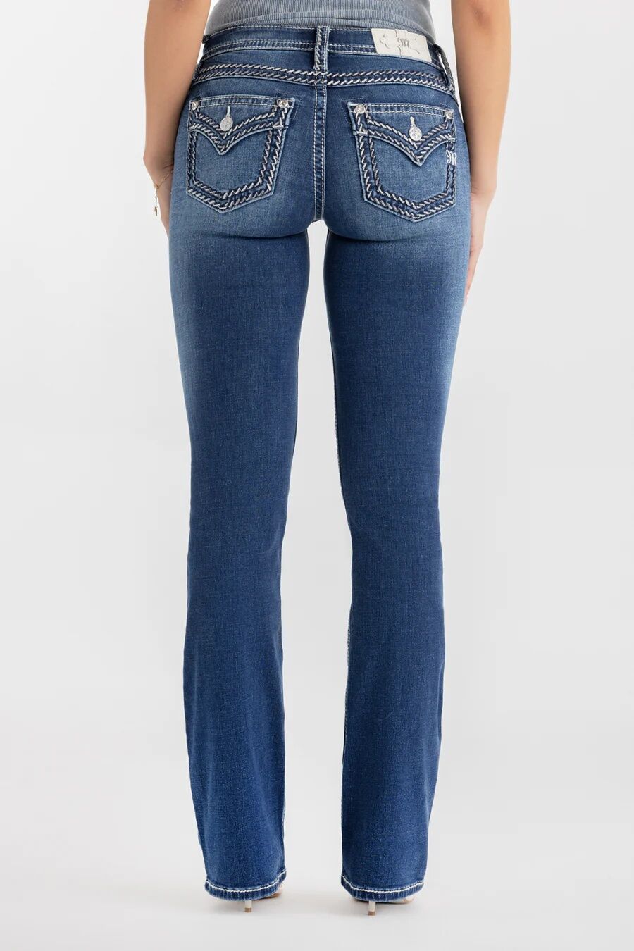 Miss Me Women's Caroline Stitched Bootcut Jeans