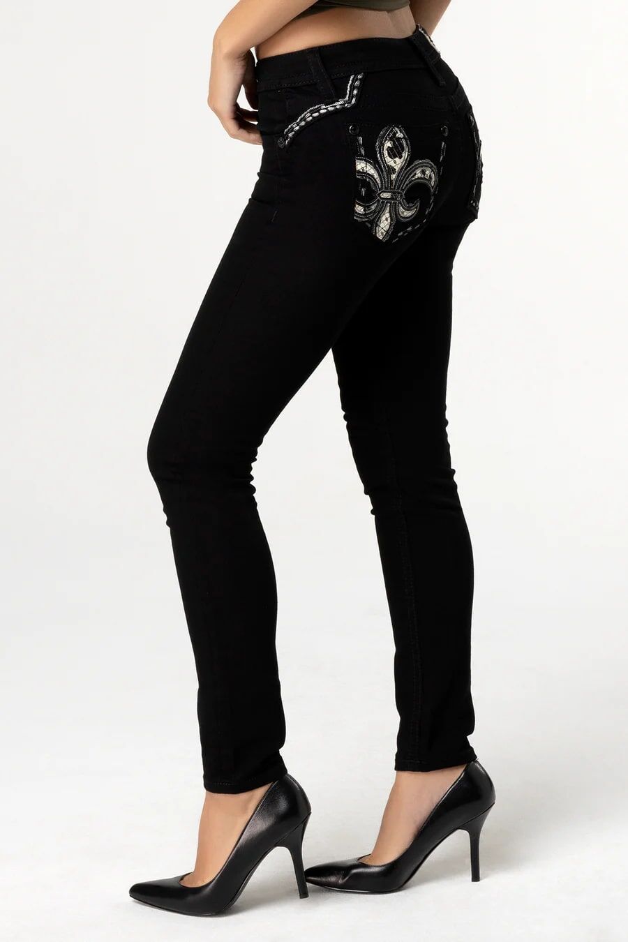 Miss Me Women's Fleur De Colby Skinny Jeans