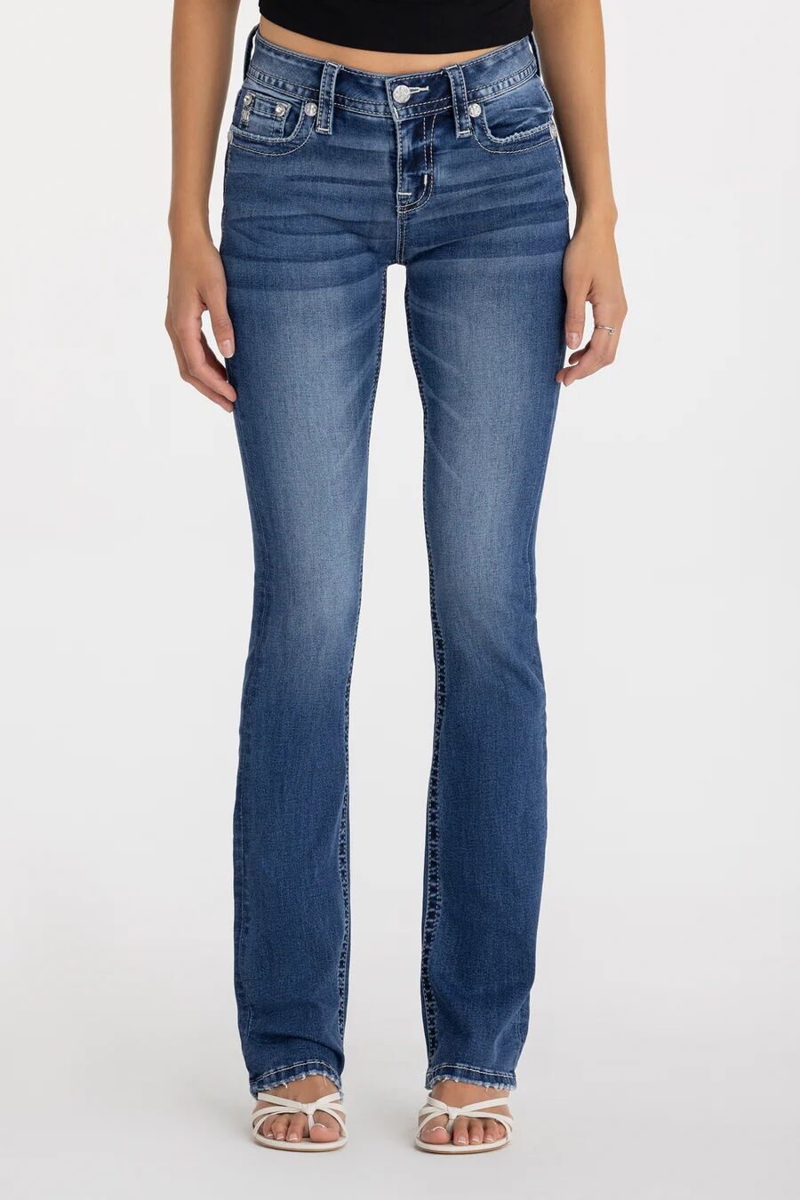 Miss Me Women's Shadowcatcher Slim Bootcut Jeans