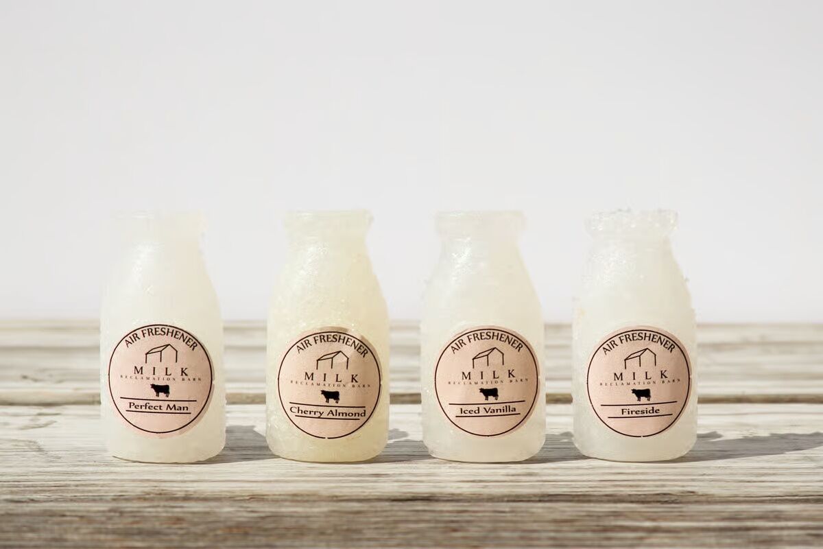 Milk Reclamation Barn Coconut Cream Vent Clip Car Air Freshener