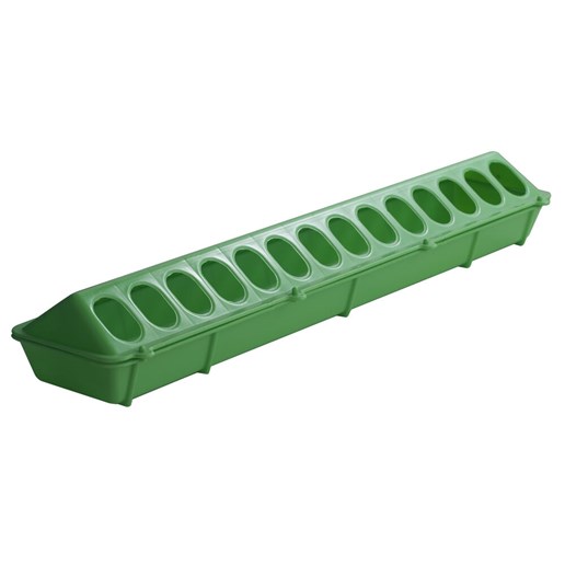 Little Giant Plastic Flip-Top Poultry Ground Feeder -20", Lime Green