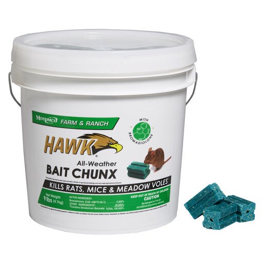 Hawk All-Weather Bait Chunx, 9-lb Bucket