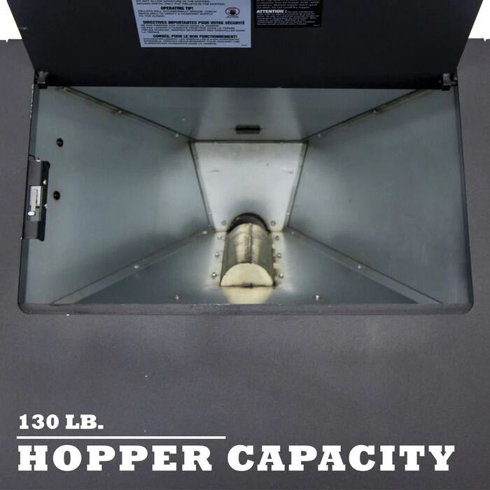 Cleveland Iron Works Large Pellet Stove, 130-Lb Hopper