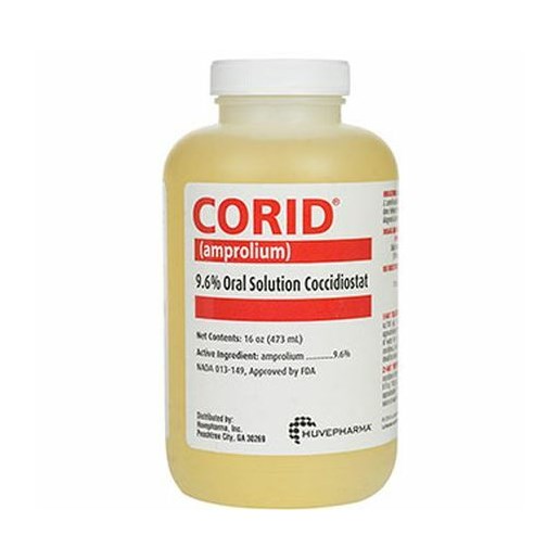 Corid 9.6% Oral Solution for Cattle - 16 oz
