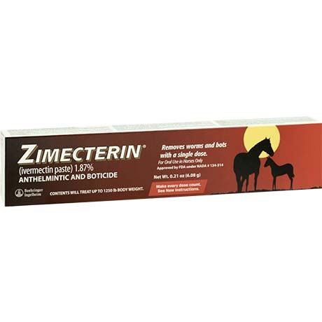 Boehringer Ingelheim Zimecterin (ivermectin paste) 1.87%