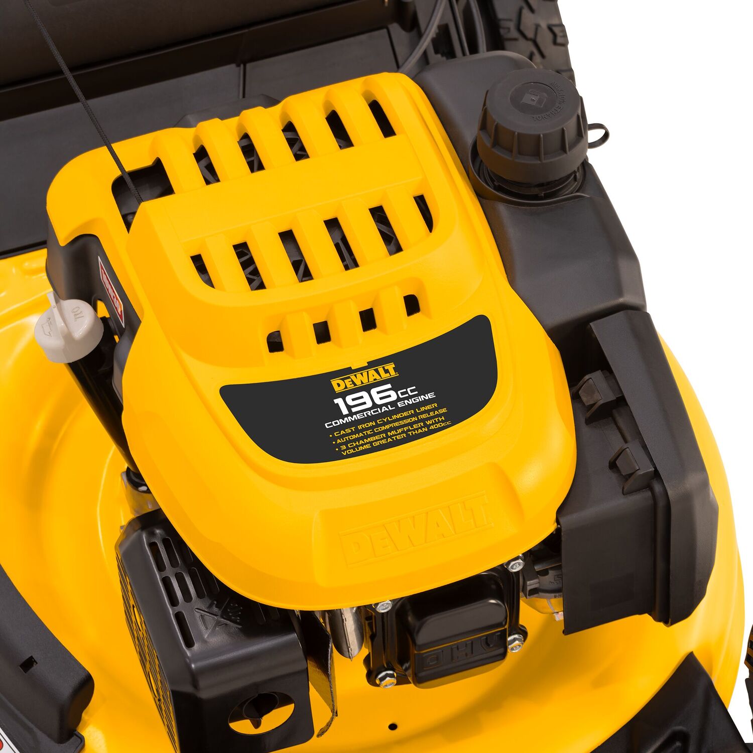 DeWALT 196cc RWD 3-In-1 21-In Gas Walk Behind Lawn Mower