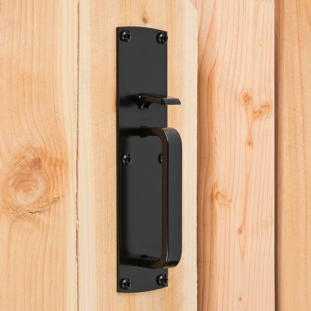 National Hardware Black Gate Thumb Latch