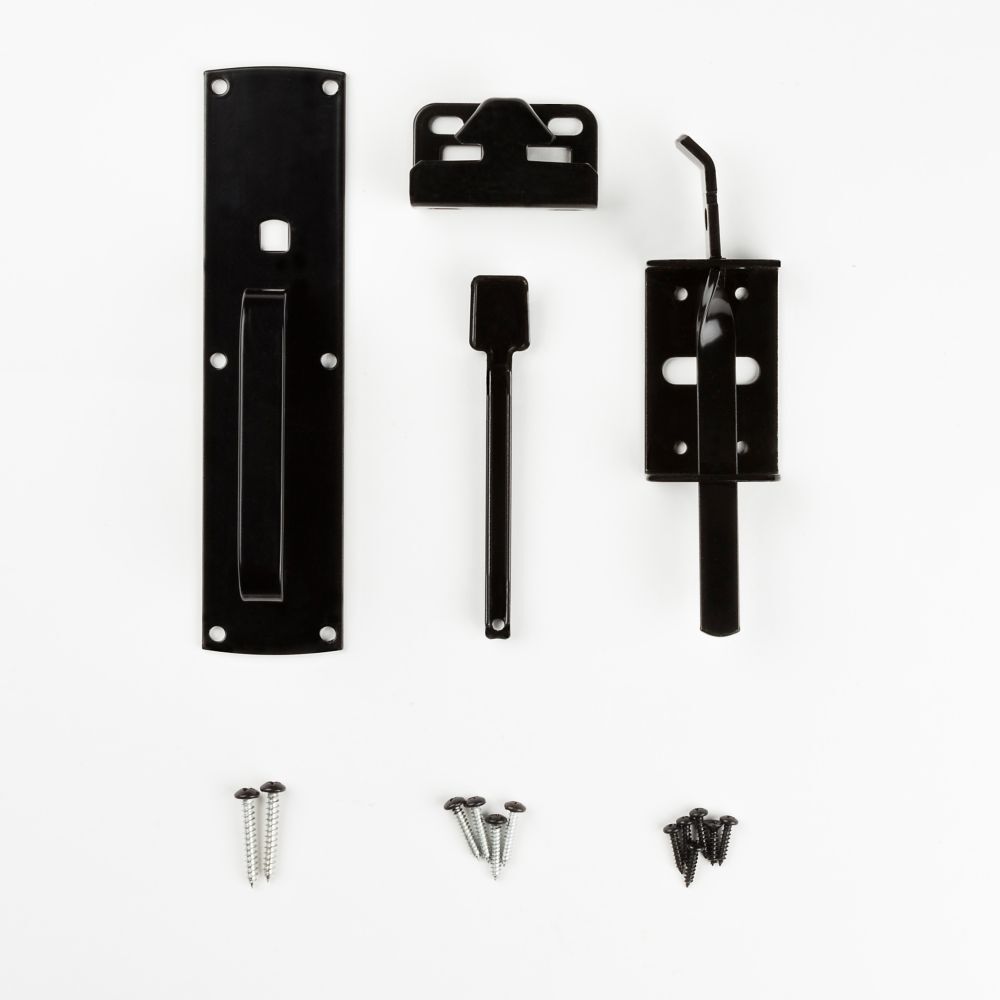 National Hardware Black Gate Thumb Latch