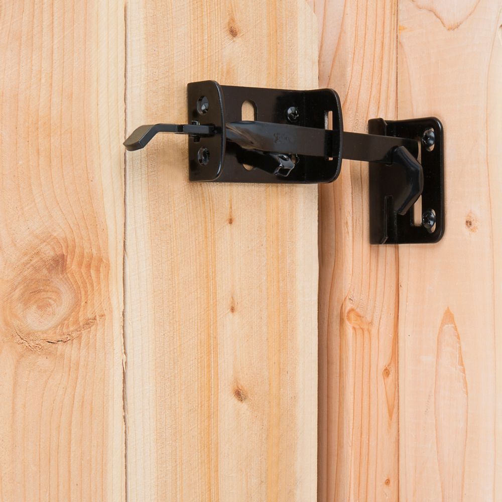 National Hardware Black Gate Thumb Latch