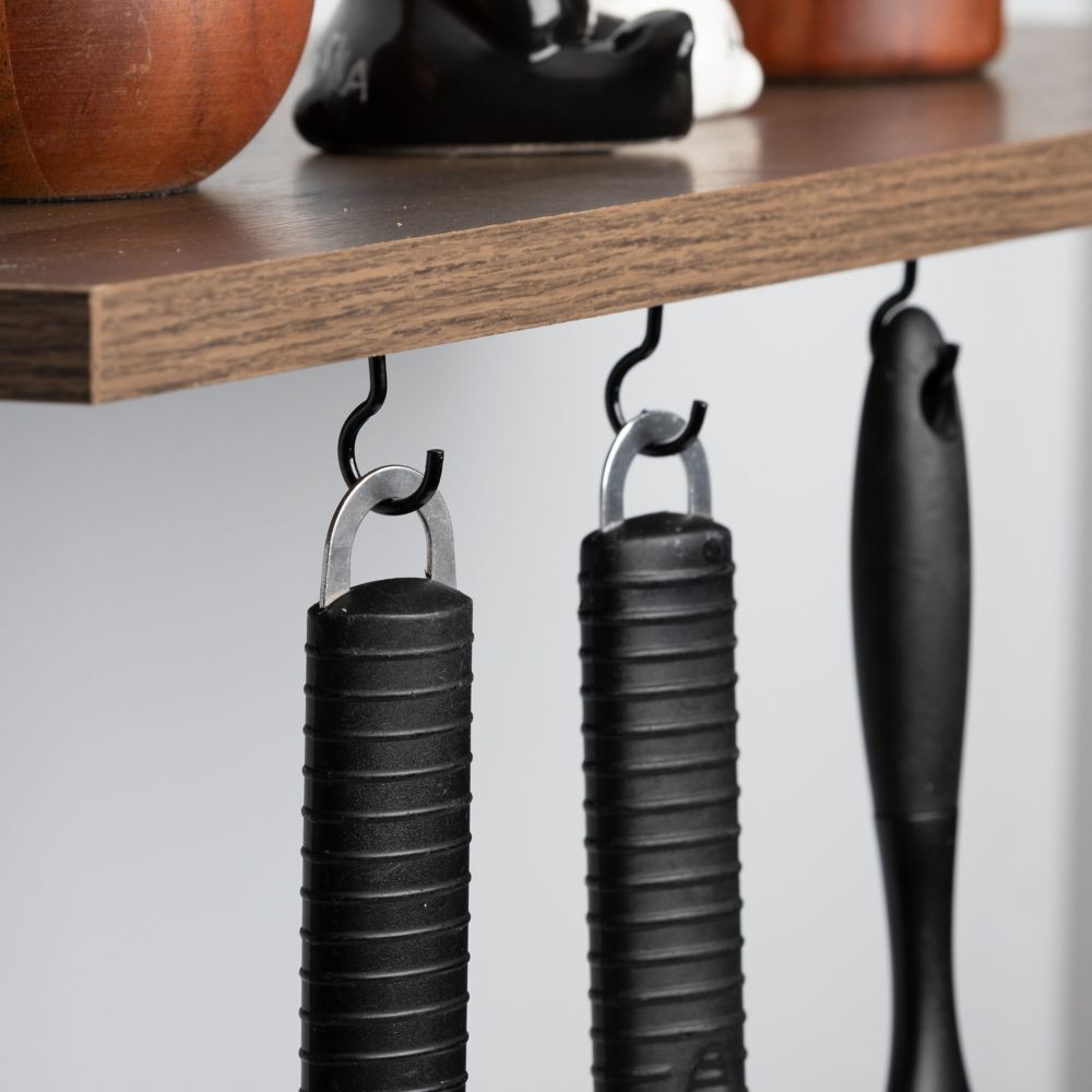 National Hardware Black Cup Hooks, 1-In, 30-Pk