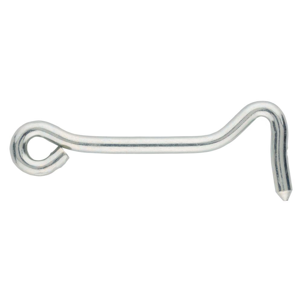 National Hardware Zinc Plated Gate Hook, 4-In