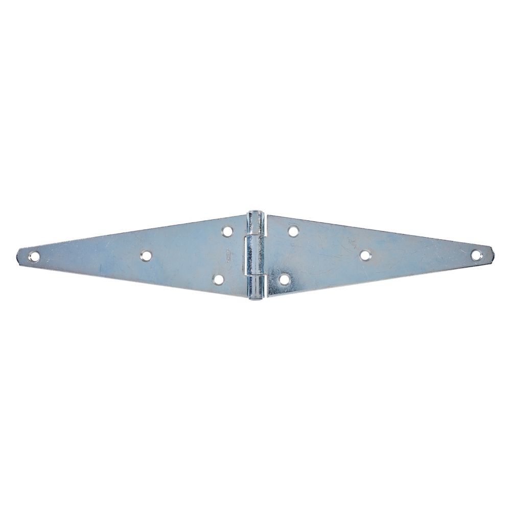 National Hardware Zinc Plated Heavy Strap Hinge, 10-In