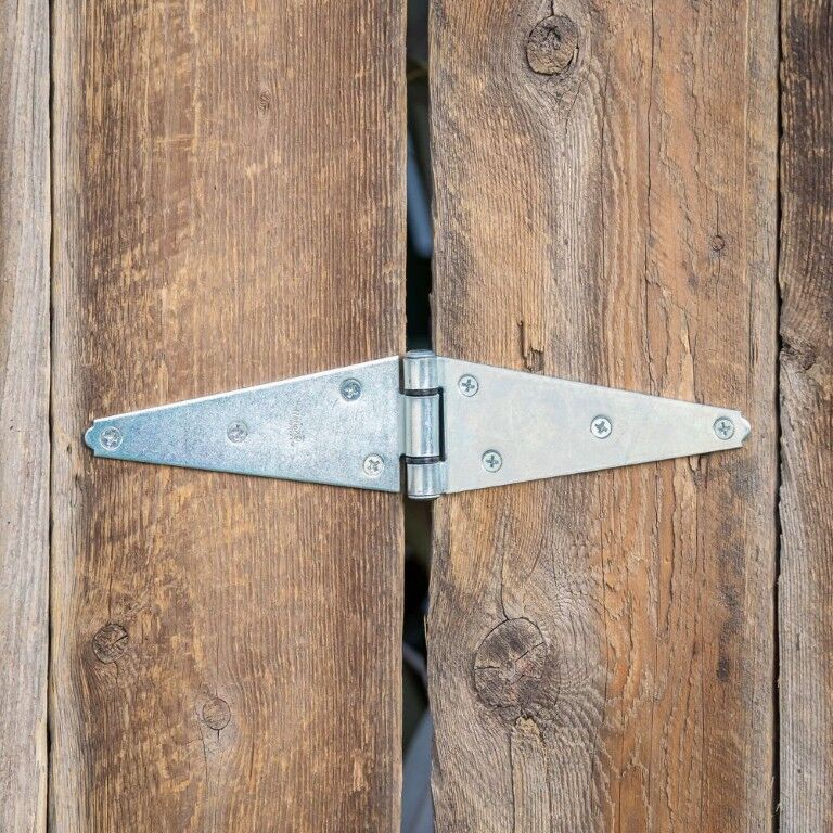 National Hardware Zinc Plated Heavy Strap Hinge, 5-In