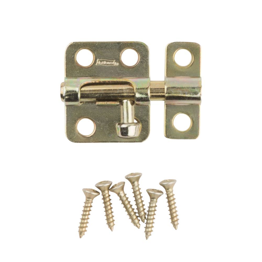 National Hardware Brass Window Bolt, 2-In