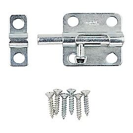 National Hardware Zinc Plated Barrel Bolt, 2 1/2-In