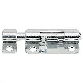 National Hardware Zinc Plated Barrel Bolt, 3-In