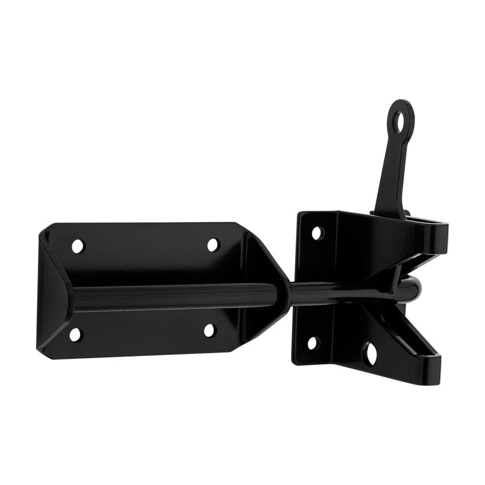 National Hardware Black Heavy Duty Gate Latch, 7.57-In