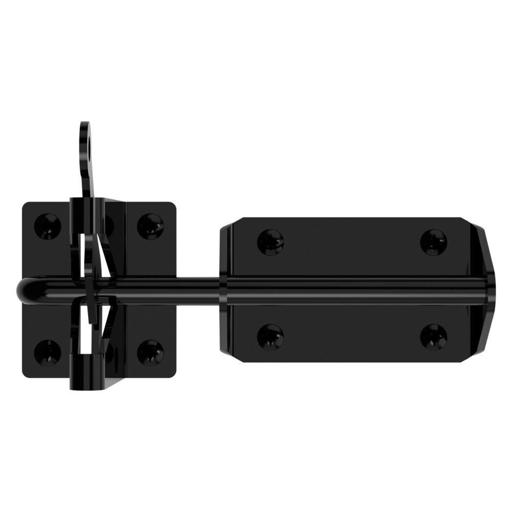 National Hardware Black Heavy Duty Gate Latch, 7.57-In
