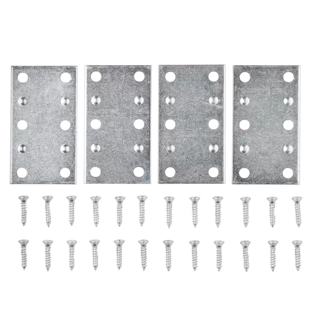 National Hardware Zinc Plated Mending Brace, 2 1/2-In X 1 3/8-In, 4-Pc